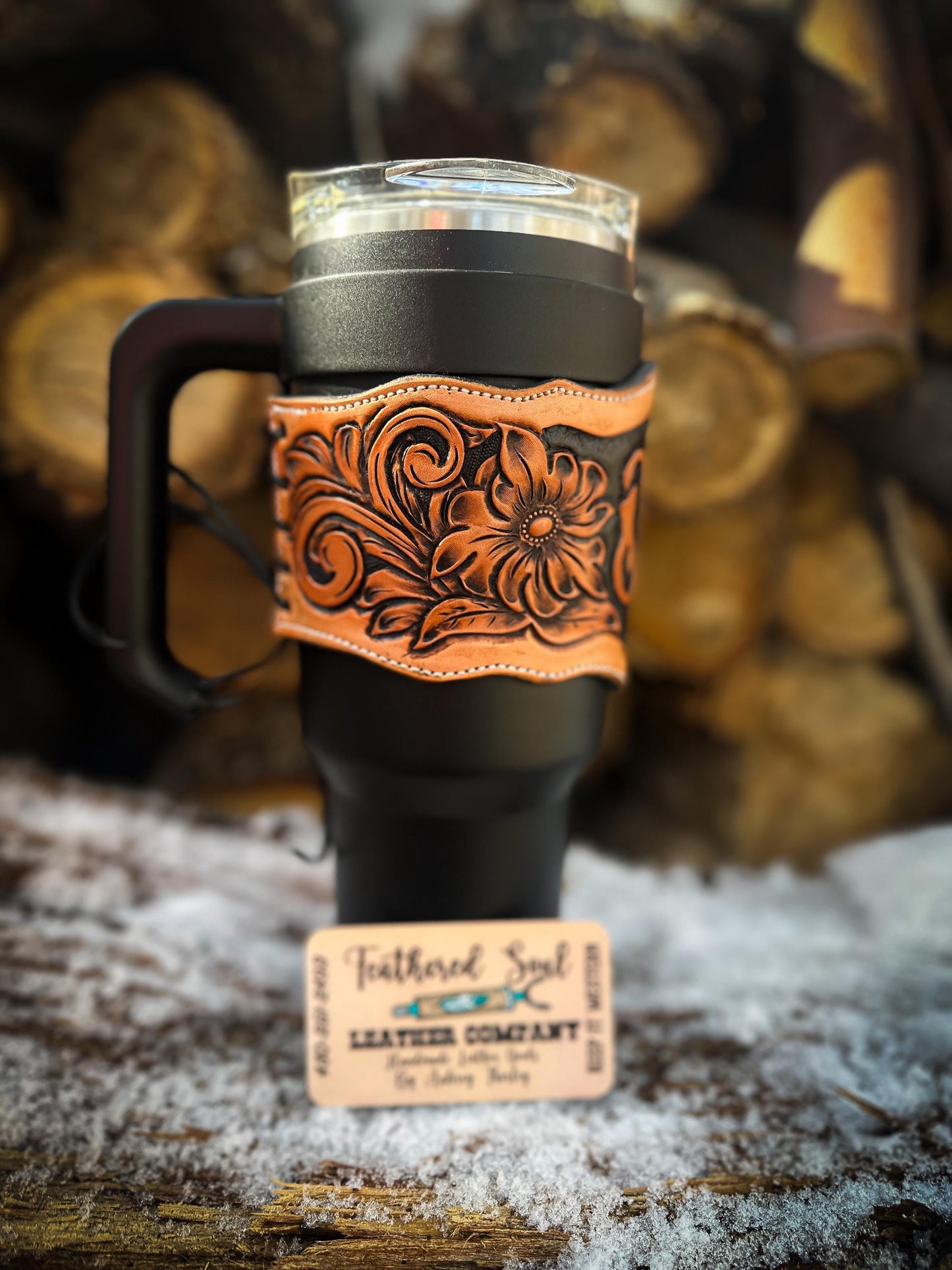 Custom Leather Cup Cuffs