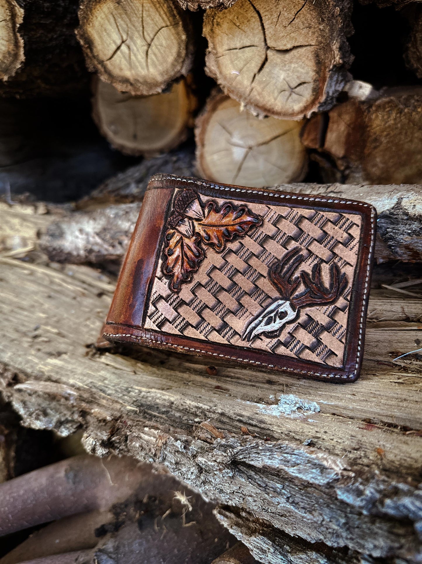 Hunting Season Leather Slim Wallet