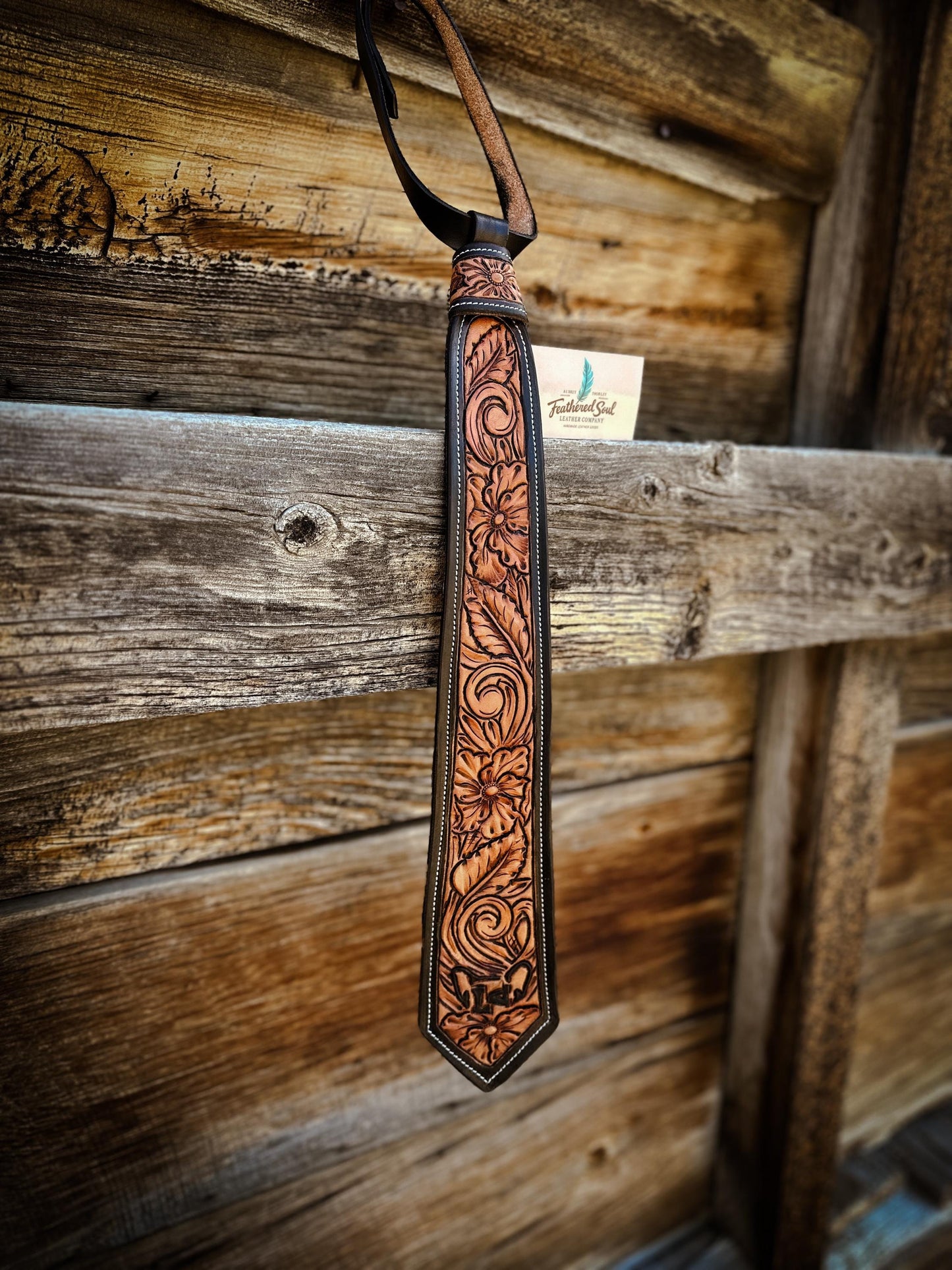 Custom Full Leather Tie