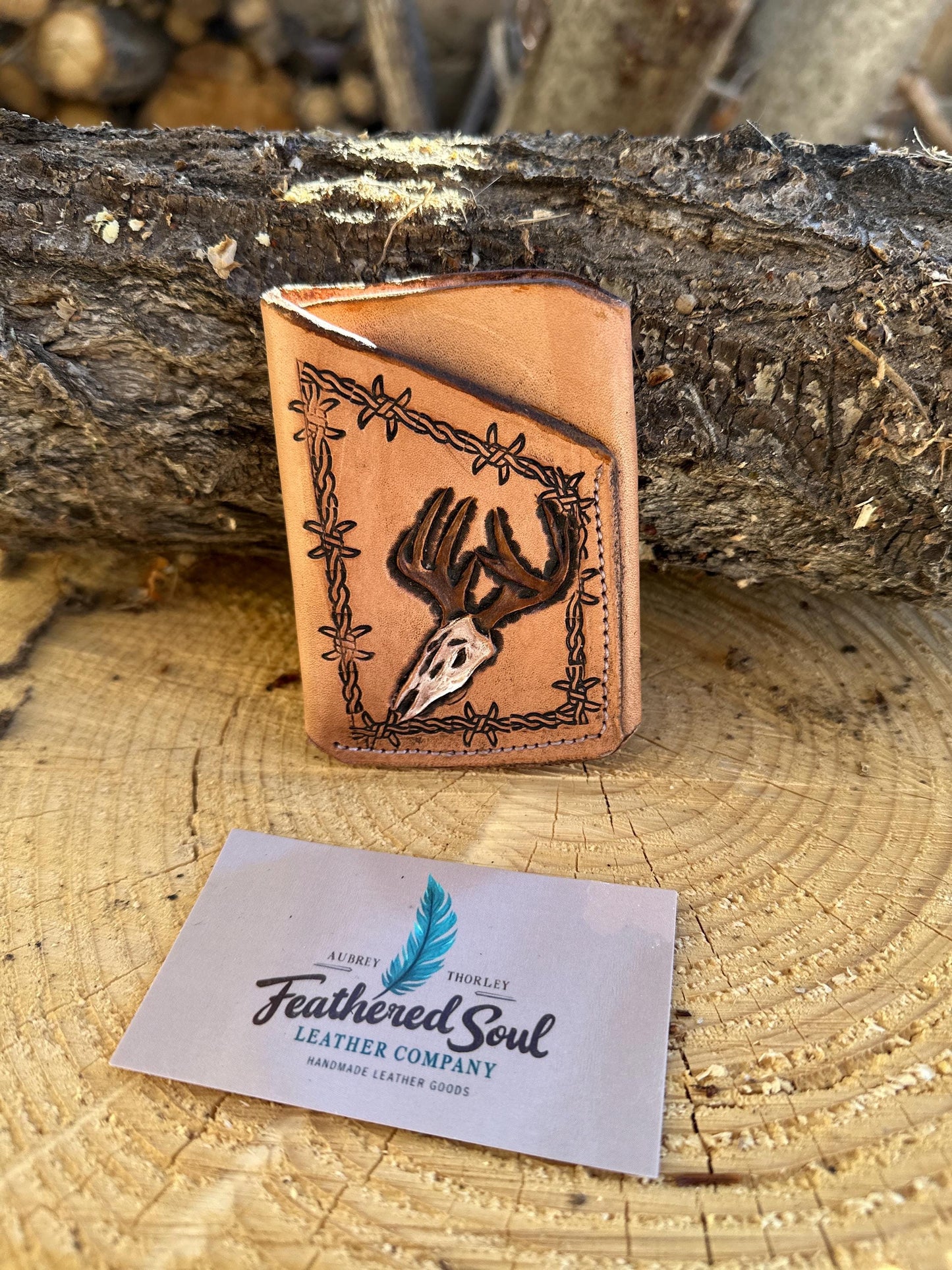 Leather Card Wallets: Hunter’s Edition