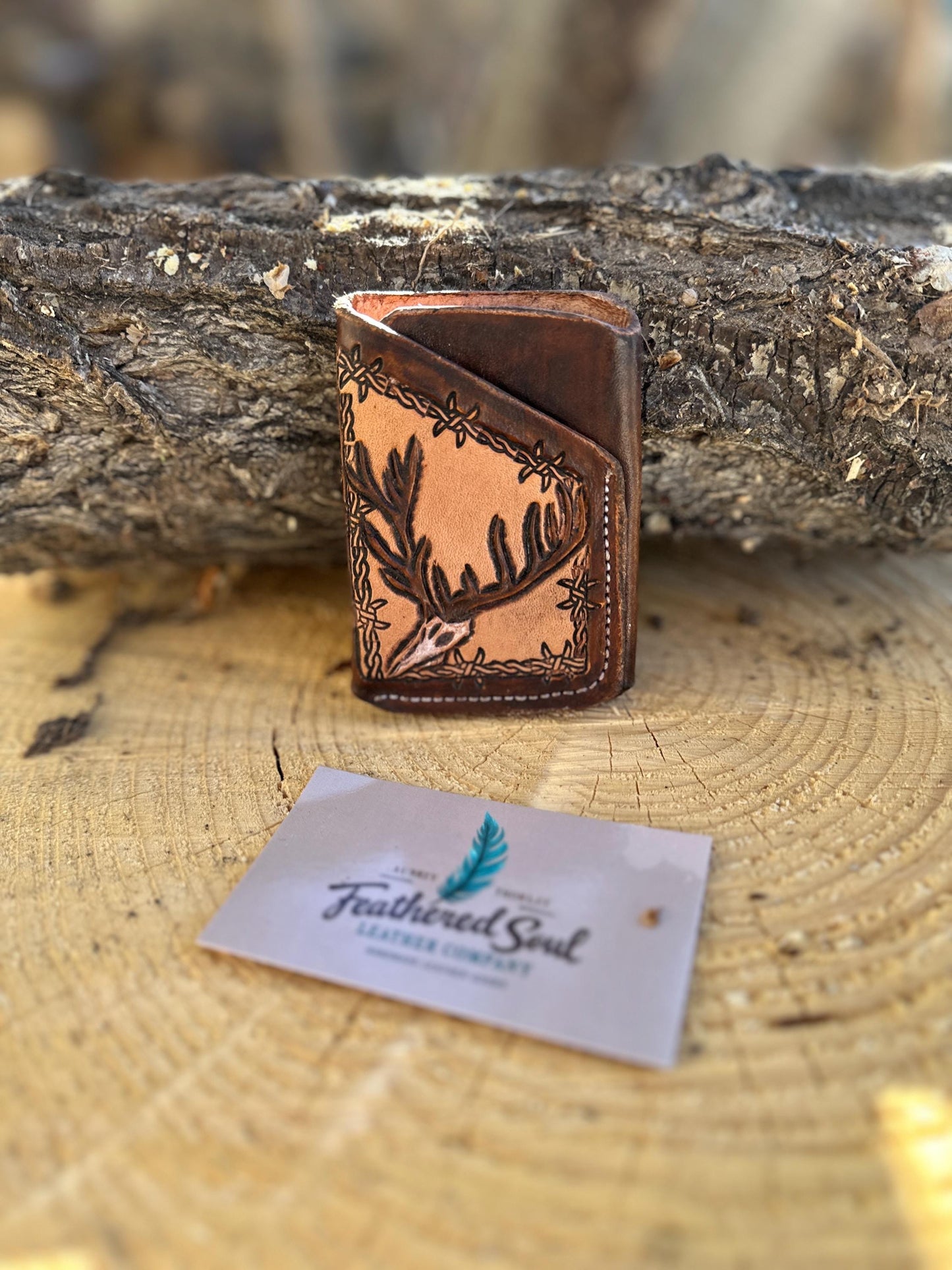 Leather Card Wallets: Hunter’s Edition
